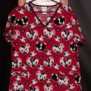 Disney Scrub Top